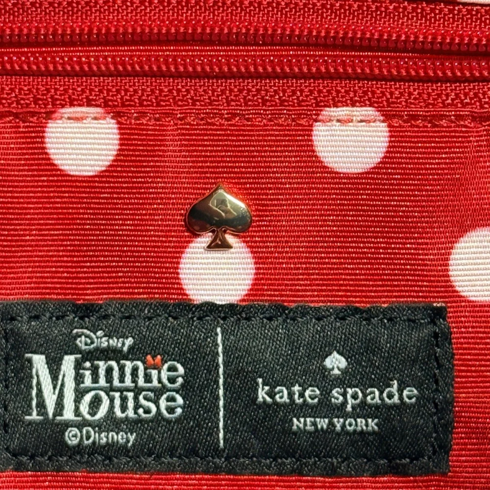 Kate Spade Minnie Mouse Backpack Womens Small Black Disney Neema Bow WKRU4704